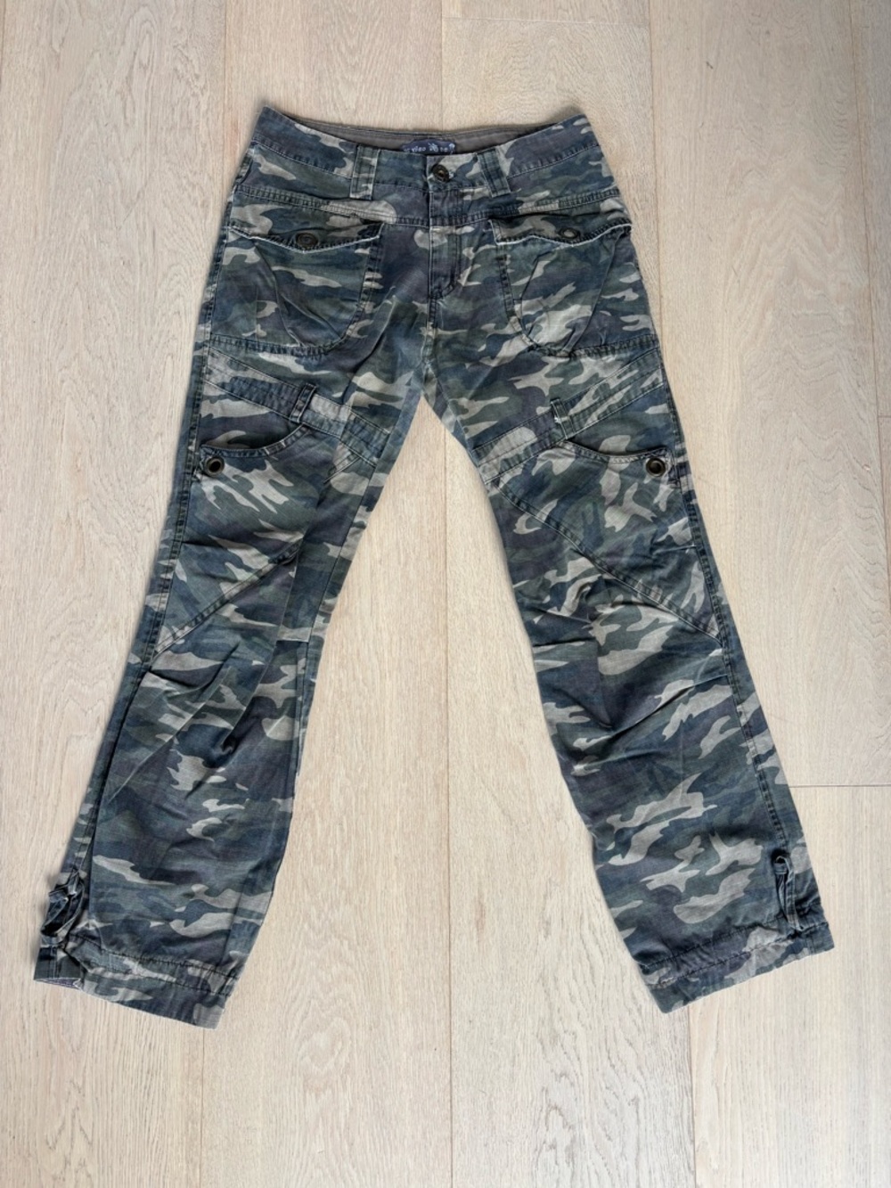 Y2k Vintage Camo Cargo Pants